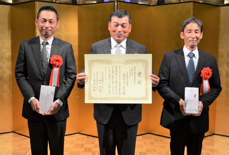 第51回日本農業賞　集団組織の部 大賞受賞（提供/JA晴れの国岡山）